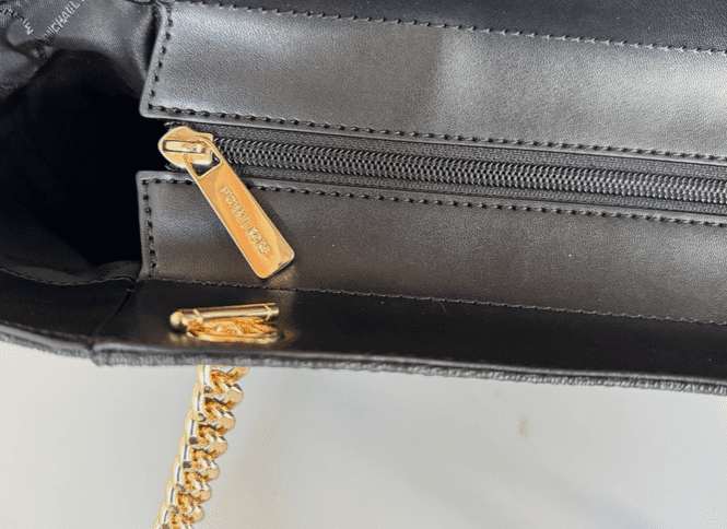 Michael Kors Women's Jet Set Large Signature Logo Shoulder Bag (Black) 35S4GTVT3B-001