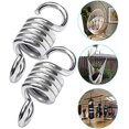 thumbnail image 4 of HLONK Chaise Hamac Robuste Ressort Balançoires de Porche Capacité de Poids 1433 lb pour Chaises Hamac Suspendues et Balançoires de Porche Sac Lourd (2 Pcs), 4 of 5