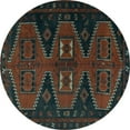 thumbnail image 1 of Ahgly Company Indoor Round Persian Light Blue Traditional Area Rugs, 6' Round, 1 of 4