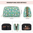 thumbnail image 5 of Easygdp Panda Bathing Leather Makeup Bag Zipper Pouch Travel Cosmetic Organizer for Women and Girls, Make up Bag with Zipper, 5 of 8