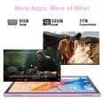 thumbnail image 6 of Android Tablet 10 Inch Tablet With Case Screen Stylus Android 15 Tablets 8GB RAM 32GB ROM Support 1TB Expansion 6000mah Battery 10.1" IPS HD Touchscreen 2MP+8MP Dual Camera WIFI-6 Bluetooth5.0 Tablet, 6 of 7