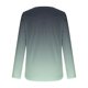 thumbnail image 5 of Neewe Women Tops Loose Fit Long Sleeve Round Neck Button T Shirts Business Casual Blouses Dressy Fall Fashion Work Clothes, 5 of 6