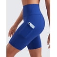 thumbnail image 4 of CRZ YOGA Butterluxe Womens Biker Shorts Pockets 8" High Waisted Workout Yoga Buttery Soft, 4 of 5