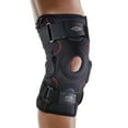 thumbnail image 2 of Shock Doctor Knee Support with Dual Hinges, Black, Medium, 2 of 8