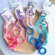 thumbnail image 2 of Diademas con lazos para niña, lazos de princesa, pelucas coloridas, pinzas para el pelo de cola de caballo de unicornio, accesorios de regalo para niña, 2 of 5