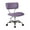White, variant on OSP Home Furnishings Vista Task Office Chair in Purple Faux leather