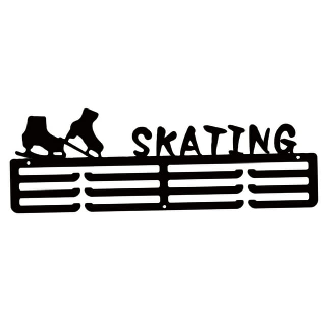 Baohd Medals Display Holder Fencing Medals Display Rack Hanger Iron Medals skating Display skating Length 40cm