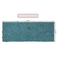 thumbnail image 3 of Home Weavers Bell Flower Collection Bathroom Rug 100% Cotton Tufted Bath Rugs, Soft Absorbent Bath Rugs, Non-Slip Bath Mats, Machine Washable, Bath Matsand Tub, 21"x54" Runner, Blue, 3 of 9