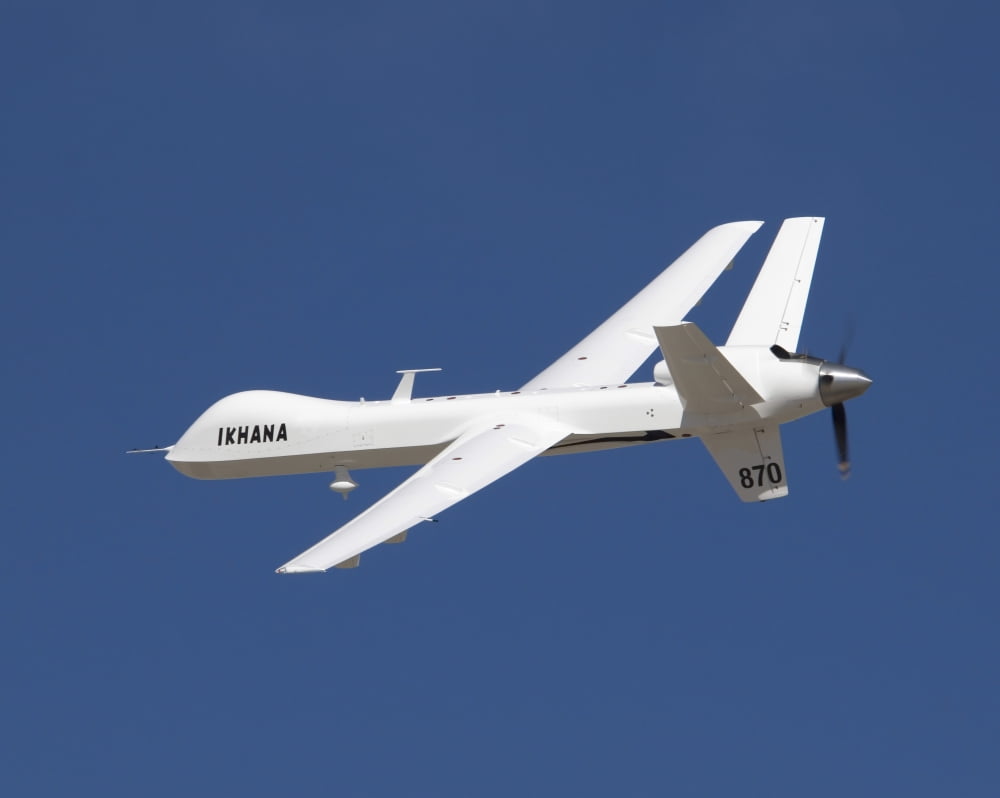 The Ikhana unmanned aircraft Canvas Art - Stocktrek Images (32 x 25)