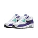 thumbnail image 3 of Zapatillas deportivas Air Max 90 de piel, color negro, gris y blanco, de caña baja, con amortiguación Air Cushion, para hombre y mujer, 3 of 4