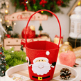 thumbnail image 2 of MOQIN Christmas Felt Buckets with Handles Christmas Decorations Bucket Snowman Gingerbread Man Santa Claus Xmas Candy Bags Treat Hamper for Holiday Party Gift Packaging Table Centerpiece, 2 of 4