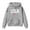 Grey, variant on WEIYLL Boys Hoodies And Sweatshirts Long Sleeve Letter Print Pullover Hooded Outfit Grey Toddler Fall Clothing for 7-8 Years