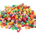 thumbnail image 1 of 200 piezas de cuentas de frutas multicolores Cuentas de arcilla polimérica Cuentas espaciadoras mixtas para hacer pulseras, collares, joyas y manualidades, 1 of 4