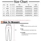 thumbnail image 2 of ICHUANYI ClearanceWomen's Loose Wide Leg Pants High Waist Straight Pants Casual Pants(White, L) ICHUANYI WER20232080505737, 2 of 4