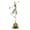 A, variant on Homerr Metal Garden Statue Decoration DIY Garden Statue Ornament Vintage Metal Dancing Girl Garden Statue Waterproof Fade Resistant Ornament Outdoor Decoration