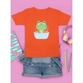 thumbnail image 3 of Cute Baby Frog Bubble Bath T-Shirt Juniors -Image by Shutterstock,  x-Large, 3 of 4