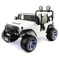 thumbnail image 4 of Trail Explorer 24V Kids Ride On Truck With Parental Control Remote, LED Foam Wheels, MP3 + Wireless Music Streaming, Vegan Leather Seats, 4 of 11