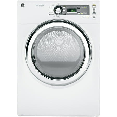 GE 7.5 cu. ft. Stainless Steel Capacity Frontload Dryer with Steam