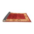 thumbnail image 2 of Ahgly Company Indoor Square Oriental Orange Industrial Area Rugs, 8' Square, 2 of 4