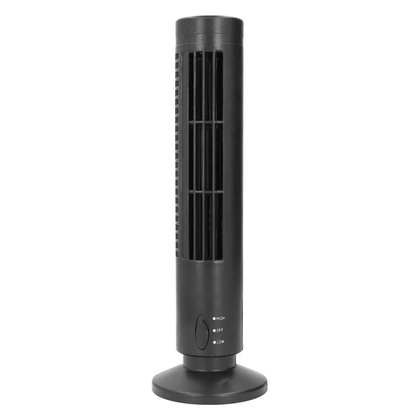 Ventilador De Torre Sin Aspas, ABS Silencioso, Portátil, 2 Velocidades, Ventilador De Refrigeración USB, Ahorro De Energía, Simulación De Viento , Colocación En El Suelo De