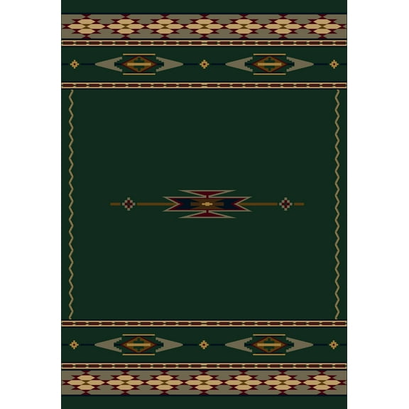 Milliken Signature Area Rug EAGLE CANYON EMERALD Eagle Canyon Emerald 7' 7" x 7' 7" Square