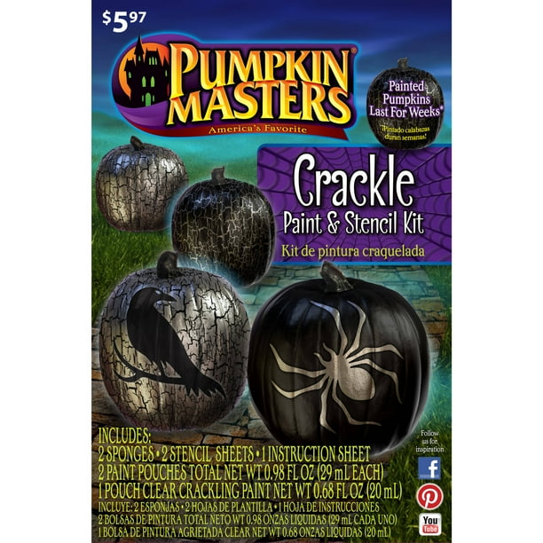pumpkin-masters-crackle-paint-and-stencil-kit-walmart-walmart