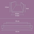 thumbnail image 2 of Floating Shelves 2 Pack Kids Acrylic Book shelf 42 cm Clear Invisible Wall Bookshelves, 2 of 5