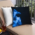 thumbnail image 1 of Ahgly Company Abstract Smoke Coussin Extérieur, 18 Pouces par 18 Pouces, 1 of 6