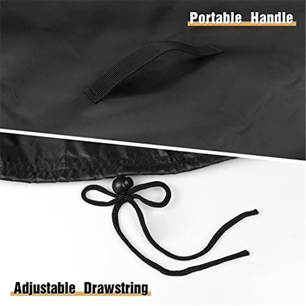 Black Cover for Shop Vac, 24''D x 26.5''H Wet and Dry Shop Vacuum Cleaners Dust Cover Protection for 12-16 Gallon Shop Wet Dry Vacuums