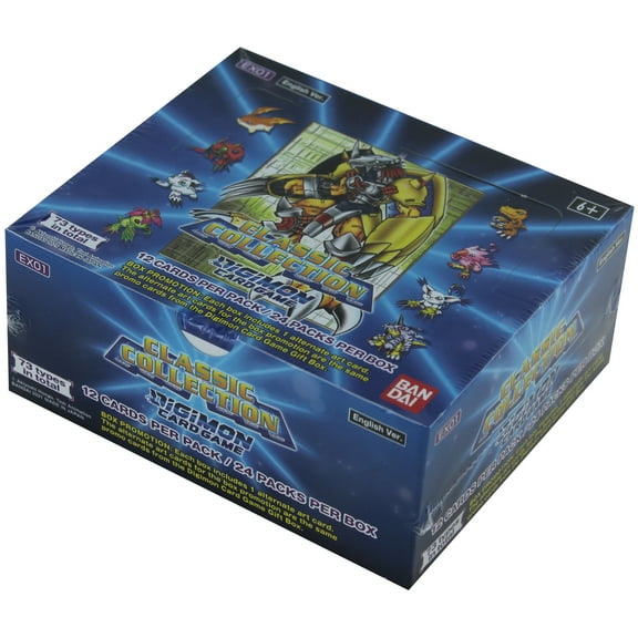 Banday Digimon TCG: Classic Collection EX-01 Booster Display Box (24 Pack)