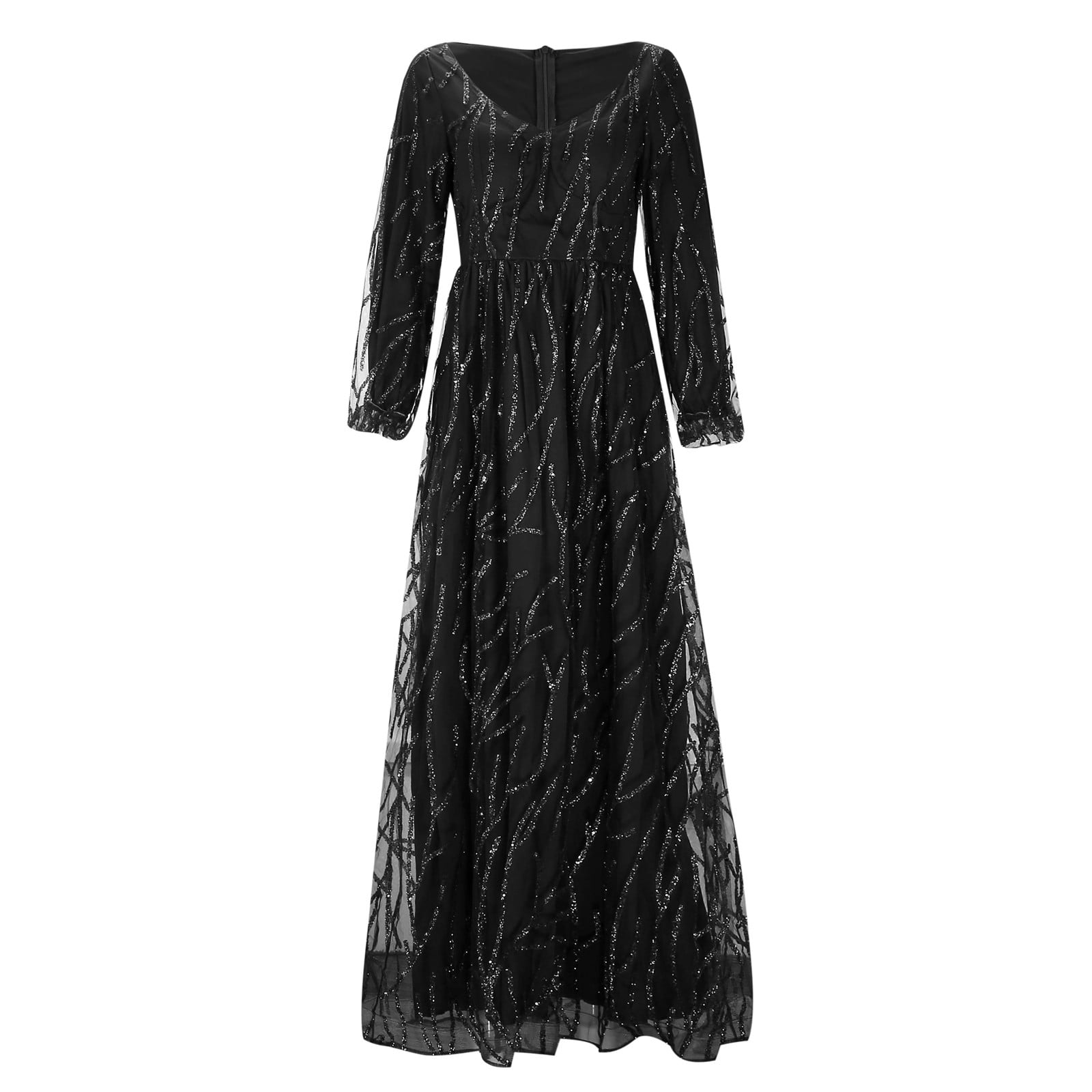 2025 Women's Fashion Bead Back Evening Party Wear Zipper Chest