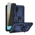 thumbnail image 1 of TASHHAR Samsung Galaxy A04S Case/A13 5G Case with Privacy Screen Protector and Magnetic Ring Kickstand Military Grade Double Layer Drop Protection Rugged Detachable for Galaxy A04S/A13 5G Phone - Blue, 1 of 8