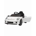 thumbnail image 4 of PINGÜE® Montable Eléctrico Niños Porsche® RUF GT Licencia Oficial | Control Remoto 2.4 GHz | Batería 12V 7AH |8 Km/h | 2 Motores 390 |Luces LED, Música, Radio| WHITE, 4 of 7