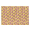 thumbnail image 1 of Lemons Cutting Board, Sour and Juicy Fruit Repetitive Pattern, Decorative Tempered Glass Cutting and Serving Board, in 3 Sizes, by Ambesonne, 1 of 2
