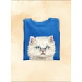 thumbnail image 3 of Angry Kitten Sweatshirt Women -Kayomi Harai Designs, Female Small, 3 of 4