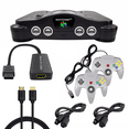 thumbnail image 1 of Restored Nintendo 64 N64 Game Console Premium Bundle (Refurbished), 1 of 4