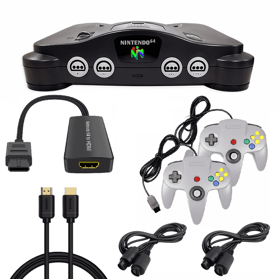 Restored Nintendo 64 N64 Game Console Premium Bundle (Refurbished)