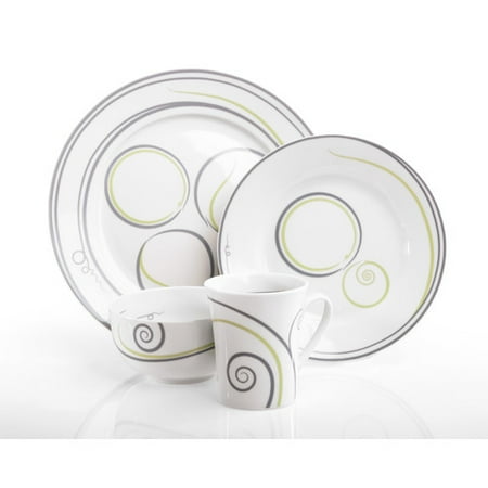 - Livliga Vivente Portion Control 4 Piece Place Setting, Service for 1