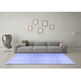 thumbnail image 3 of Ahgly Company Machine Washable Indoor Rectangle Persian Blue Traditional Area Rugs, 8' x 12', 3 of 4