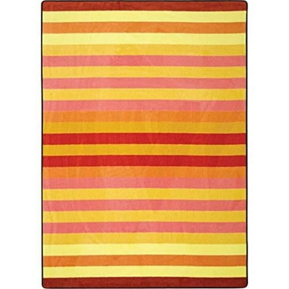 Joy Carpets 1642C 5 ft. 4 in. x 7 ft. 8 in. Sailors Delight Rectangle Area Rug  Multi Color