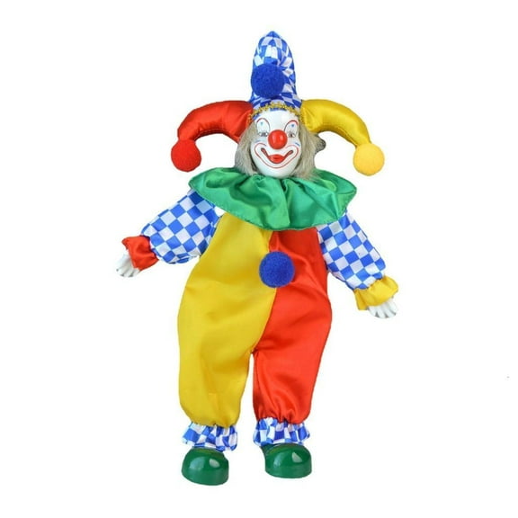 12inch Vintages Ceramics Clown Doll Statue For Home Decoration CollectibleHa110weenChristmas