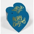 thumbnail image 2 of Inkdotpot Real Gold Foil Merry Christmas Tag Favor Hang Paper Tag 100 Pieces, 2 of 8