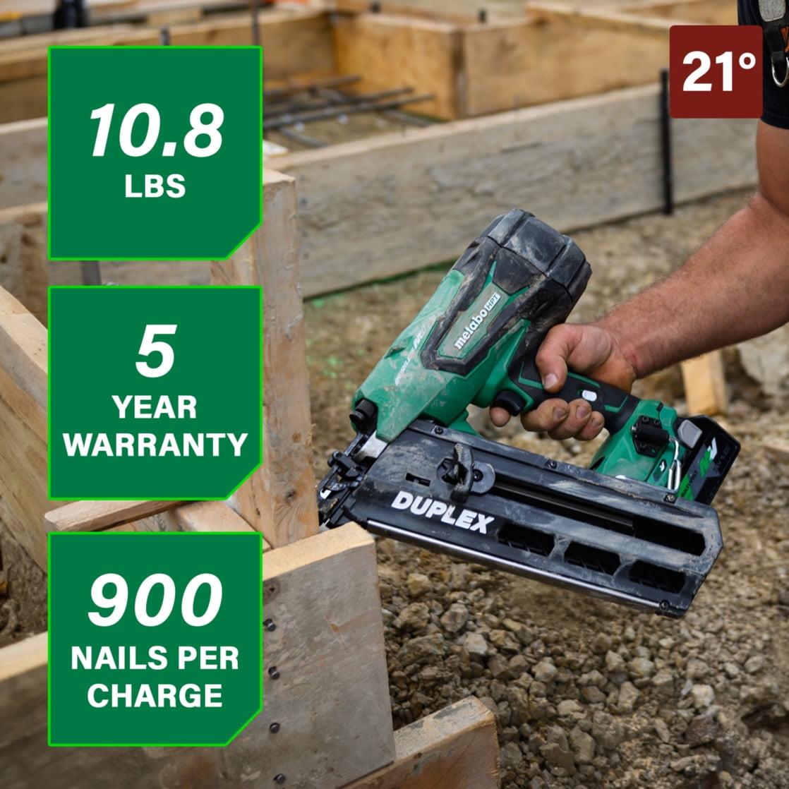 Metabo HPT 36V Cordless Forming Nailer, Battery Powered, NR3675DD