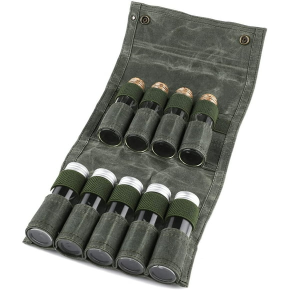 Portable spice bag with spice jar