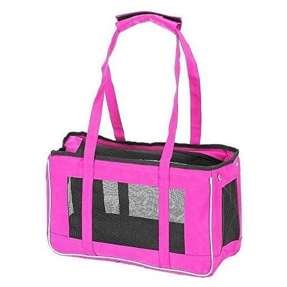 Milex Stylish Pink Soft Sided Pet Carrier Great for Small Pets(Small) 2 pack