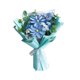 thumbnail image 3 of Ramo de flores de ganchillo de 17,7 pulgadas, tejido a mano, bendición eterna Azul, 3 of 9