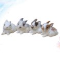 thumbnail image 4 of 4pcs Lifelike Hairy Bunny Model Simulate Rabbit Miniature Bunny Toy Kids Birthday Gift Mini Rabbit Ornament Desktop Decorative Accessory Props for Easter(Random Color), 4 of 8