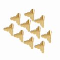 thumbnail image 2 of 12 Pcs Decorative Corner Protectors for Wooden Jewelry Boxes, Gift Boxes, Iron Borders, Gold, 2 of 4