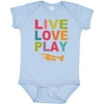 thumbnail image 3 of Inktastic Live Love Play the Trumpet Boys or Girls Baby Bodysuit, 3 of 5