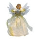 thumbnail image 1 of Figura de ángel en la copa del árbol, adorno para la punta del árbol, muñeco de ángel, decoración navideña clásica Blanco y dorado, 1 of 9